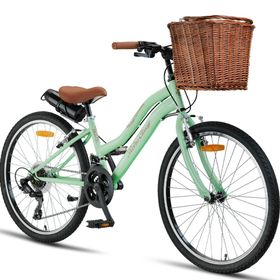 Trendbisiklet Retro Classic 24 Jant 21 Vites Shimano Mint Yeşili-Kahve Bisiklet