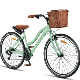 Trendbisiklet Retro Classic 26 Jant 21 Vites Shimano Mint Yeşili-Kahve Bisiklet