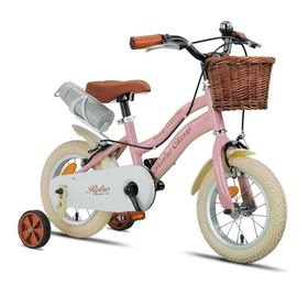 Trendbisiklet Retro Classic Özel Seri 12 Jant 2-4 Yaş 80-95 cm Unisex Pembe Çocuk Bisikleti
