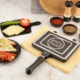 Trendbull Döküm Granit Ocak Üstü Lux Tost Makinesi