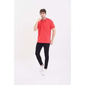 Trender 2127 Kırmızı Düz Pike Erkek T-shirt