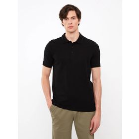 Trender 2127 Siyah Düz Pike Erkek T-shirt