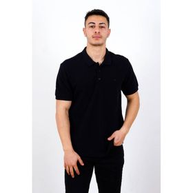 Trender 2127 Siyah Düz Pike Erkek T-shirt
