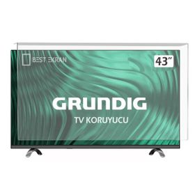 Trendglass Grundig 43 VLE 6830 BP 43 İnç 109 Ekran LED LCD Tv Ekran Koruyucu Panel