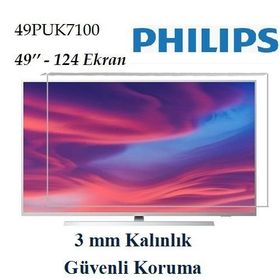 Trendglass Philips 49PUK7100 49 İnç 124 Ekran LED LCD Tv Ekran Koruyucu Panel