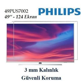 Trendglass Philips 49PUS7002 49 İnç 124 Ekran LED LCD Tv Ekran Koruyucu Panel