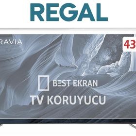 Trendglass Regal 43R6000FM 43 İnç 109 Ekran LED LCD Tv Ekran Koruyucu Panel