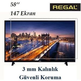 Trendglass Regal 58 İnç 147 Ekran LED LCD Tv Ekran Koruyucu Panel