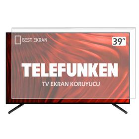 Trendglass Telefunken 39 İnç 100 Ekran LED LCD Tv Ekran Koruyucu Panel