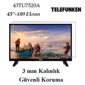 Trendglass Telefunken 43 İnç 109 Ekran LED LCD Tv Ekran Koruyucu Panel