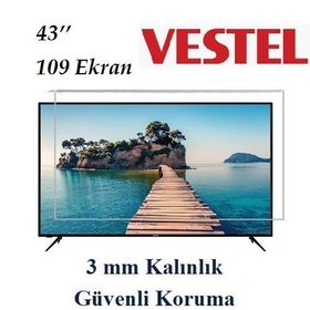 Trendglass Vestel 43 İnç 109 Ekran LED LCD Tv Ekran Koruyucu Panel
