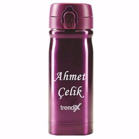 Trendix 350 ml Çelik İçli Mor Termos Matara