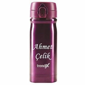 Trendix 350 ml Çelik İçli Mor Termos Matara