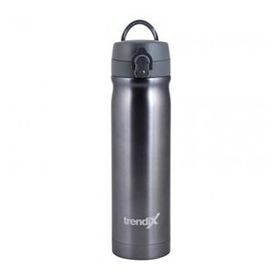 Trendix 500 Ml Çelik İçli Gri Matara