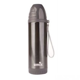 Trendix 500 Ml Çelik İçli Siyah Termos Matara