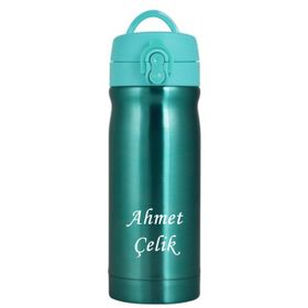 Trendix Çelik İçli 350 ml Turkuaz Termos Matara