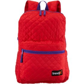 Trendix U1622-KI-MO Kırmızı - Mor Kapitone Sırt Çantası