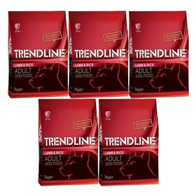 Trendline 5x1 kg Kuzu Etli Pirinçli Yetişkin Köpek Maması