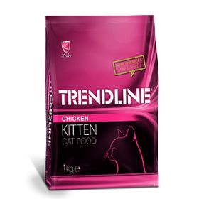 Trendline Kitten Cat 30/12 Chicken 1 kg Kedi Maması