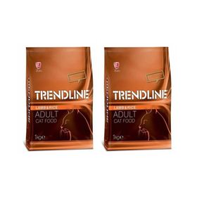 Trendline Kuzu Etli Pirinçli 2x1 kg Yetişkin Kuru Kedi Maması