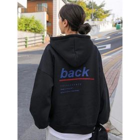 Trendseninle Better Baskılı Lacivert Oversize Kadın Sweatshirt
