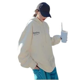 Trendseninle Destıny Tasarım Baskılı Ekru Kadın Sweatshirt