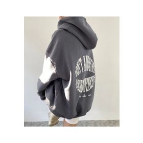 Trendseninle Dont Antrasit Füme Hoodie Kadın Sweatshirt
