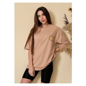 Trendseninle Logo Baskılı Hope Vizon Kadın T-shirt