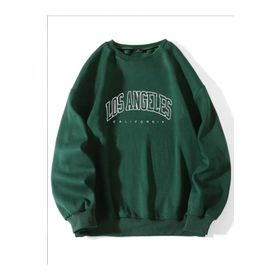 Trendseninle Los Angeles Yeşil Kadın Sweatshirt