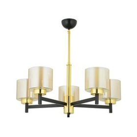 Trendylight G-03-5SG Siyah Gold Gözen 5'li Sarkıt Avize