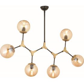 Trendylight Olimpiyat 6'lı Siyah Modern Avize
