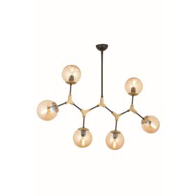 Trendylight Olimpiyat 6'lı Siyah Modern Avize
