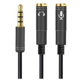 Trendypazar 1 Erkek 2 Dişi 3.5 mm Kulaklık ve Mikrofon Ayırıcı Çoklayıcı Aux Kablo