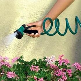 Trendypazar 30 m Spiral Hortum ve 4 Fonksiyonlu Özel Sulama Tabancası