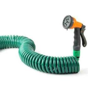 Trendypazar 30 m Spiral Hortum ve 4 Fonksiyonlu Özel Sulama Tabancası