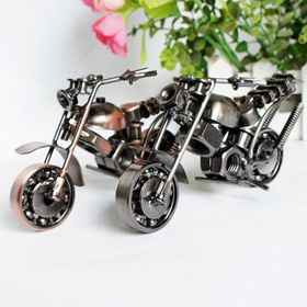 Trendypazar Dekoratif El Yapımı Metal Motorsiklet
