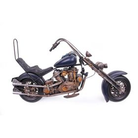 Trendypazar Dekoratif El Yapımı Metal Motorsiklet