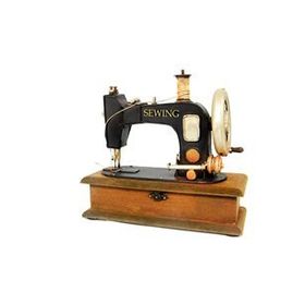 Trendypazar Dekoratif Eski Model Dikiş Makinesi El Yapımı