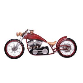 Trendypazar El Yapımı Metal Motosiklet Pano Tablo