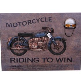 Trendypazar El Yapımı Metal Motosiklet Tablo