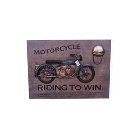 Trendypazar El Yapımı Metal Motosiklet Tablo