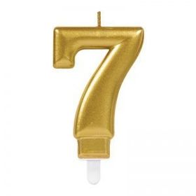 Trendypazar Gold Renk 7 Rakamı Mum