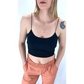 Trendypazar Lks0202 Siyah İp Askılı Atlet