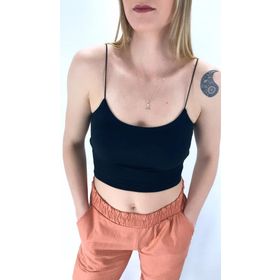 Trendypazar Lks0202 Siyah İp Askılı Atlet