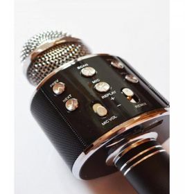 Trendypazar Siyah Şarj Edilebilir Telefon Ve Usb Bağlantılı Karaoke Mikrofon
