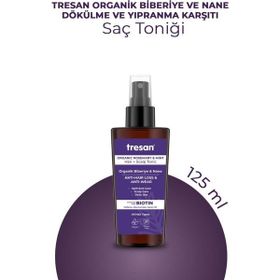 Tresan 125 ml Organik Biberiye ve Nane Dökülme Yıpranma Karşıtı Saç Toniği