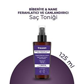 Tresan 125 ml Organik Biberiye ve Nane Dökülme Yıpranma Karşıtı Saç Toniği