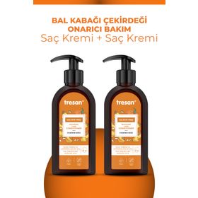 Tresan 2x300 ml Bal Kabağı Çekirdeği Onarıcı Sülfatsız Bakım Saç Kremi