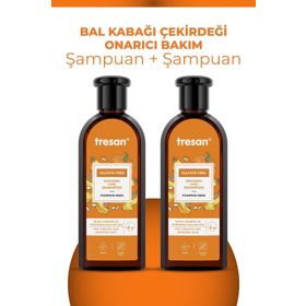 Tresan 2x300 ml Bal Kabağı Çekirdeği Onarıcı Sülfatsız Bakım Şampuanı