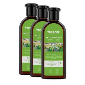 Tresan 3x300 ml 6 Bitki Özlü Kepeğe Karşı Etkili Şampuan